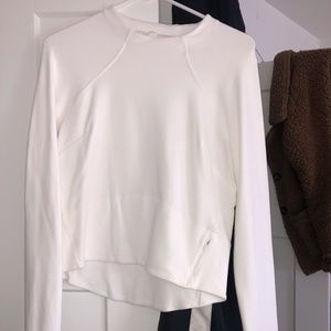 Lululemon White Long Sleeved